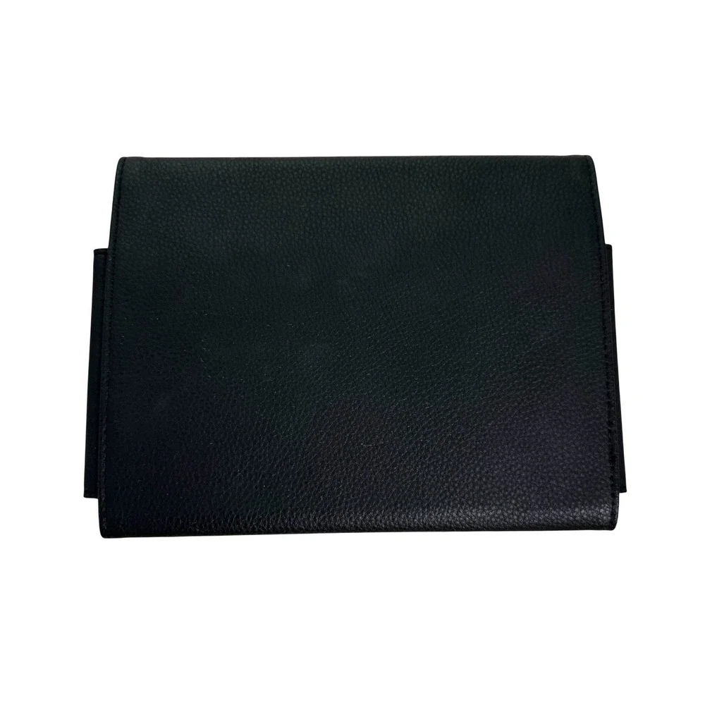 PORSCHE OEM Black Leather Owners Manual Portfolio Document Holder Organizer